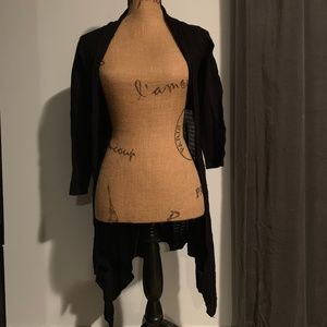 Women's Asymmetrical Sweater in Black
